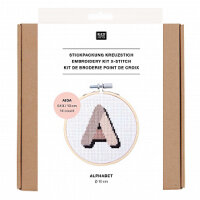 Stickpackung Kreuzstich Alphabet D 10 cm