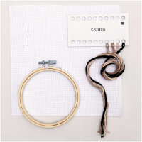 Stickpackung Kreuzstich Alphabet D 10 cm
