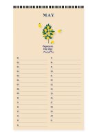 Fabrique à la carte Birthday Calendar Leopard