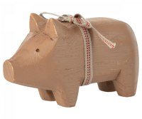 Pig, small, Old rose