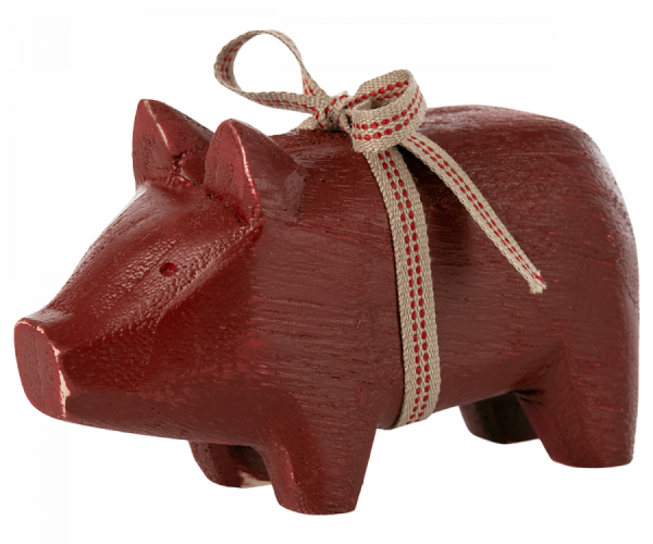 Pig, small, Red