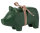 Pig,small, Dark green