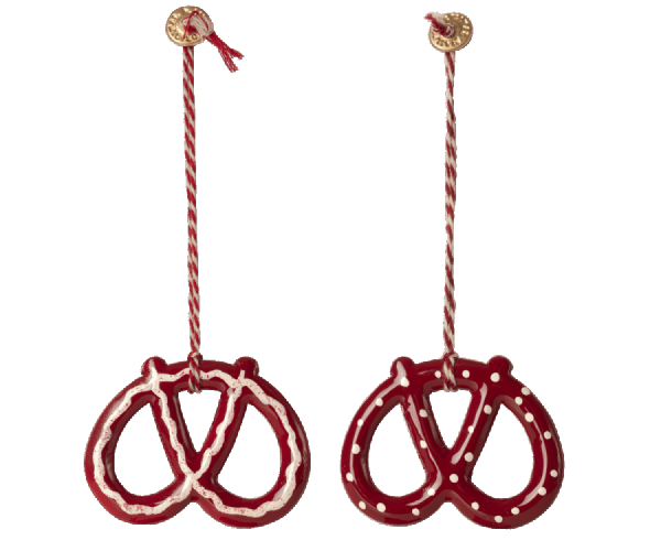 Metal ornament, Pretzel