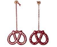 Metal ornament, Pretzel