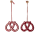 Metal ornament, Pretzel