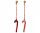Metal ornament, Candy cane