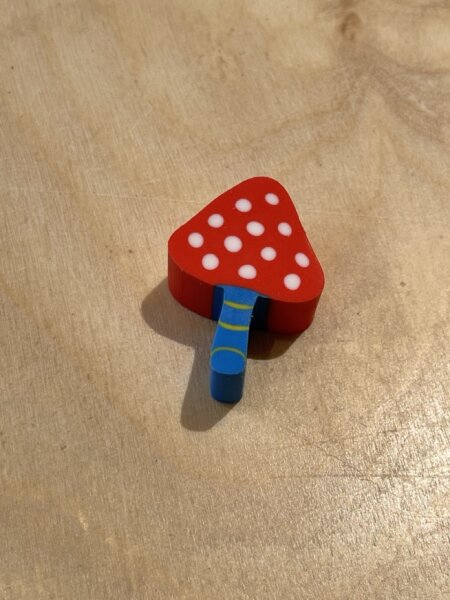 Radiergummi Pilz