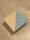 Radiergummi Quadrt peach/blau
