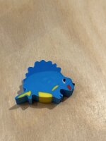 Radiergummi Dino hellblau