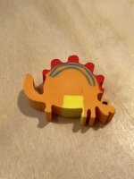 Radiergummi Dino orange