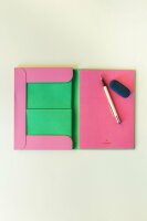 Briefpapier Pink/Grün