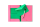 Briefpapier Pink/Grün