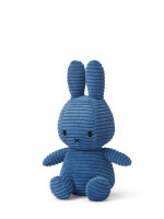 Miffy Sitting Cordury kobalt blue 23 cm
