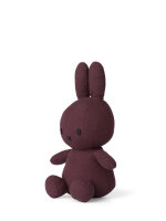 Miffy Sitting Mousseline aubergine 23cm