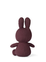 Miffy Sitting Mousseline aubergine 23cm