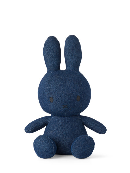 Miffy Sitting raw denim 33 cm